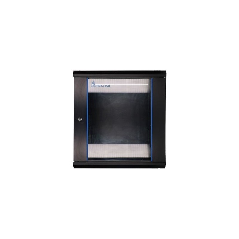 Extralink Szafa rack 12U 600x600 Czarna montowana na ścianie Extralink Szafa rack 12U 600x600 Czarna montowana na ścianie