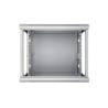 Extralink Szafa rack 9U 600x600 Szara montowana na ścianie