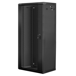 Lanberg WF01-6427-10B stojak 27U Szafa wisząca Czarny