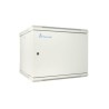 Extralink Szafa rack 12U 600x600 ASP Szara montowana na ścianie, drzwi blaszane pełne