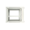 Extralink Szafa rack 12U 600x600 ASP Szara montowana na ścianie, drzwi blaszane pełne