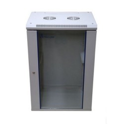 Extralink Szafa rack 18U 600x450 Szara montowana na ścianie