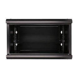 Szafa rack Extralink 6U 600x450 Czarna montowana na ścianie