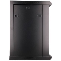 Extralink Szafa rack 12U 600x450 Czarna montowana na ścianie