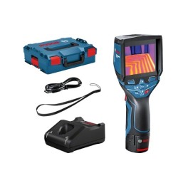 Bosch GTC 400 C Professional Noise equivalent temperature difference (NETD) Czarny, Niebieski 2000 mAh 160 x 120 px Wbudowany