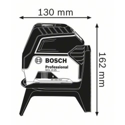 Bosch GCL 2-15 Niwelator liniowy/poziomowy 15 m 650 nm ( 1 mW)