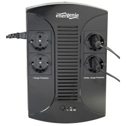 EnerGenie EG-UPS-001 zasilacz UPS Technologia line-interactive 0,65 kVA 390 W 4 x gniazdo sieciowe