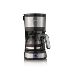 SEVERIN EKSPRES PRZELEWOWY DO KAWY INOX, POJ. DZBANKA 0,4 L, POJ. ZBIORNIKA 0,6 L, FILTR 1X2, PŁYTA GRZEWCZA, MOC 750W KA4808