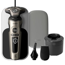 Golarka Philips S9000 Prestige SP9883/36 - parranajokone puhdistusasemalla