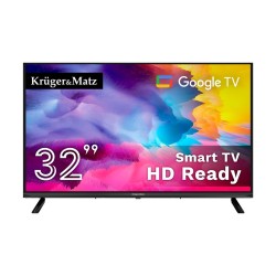 Telewizor Kruger&amp Matz 32&quot HD Google TV, DVB-T2/S2/T/C H.265 HEVC