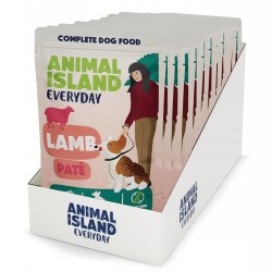 ANIMAL ISLAND Everyday jagnięcina, pasztet, saszetka pies 10szt x 150g
