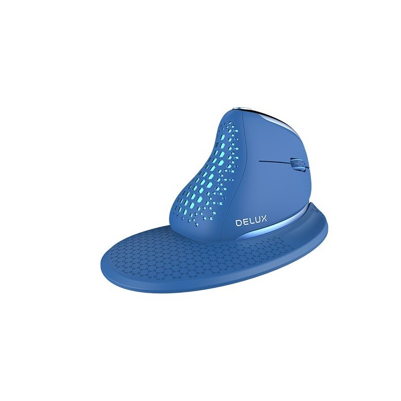Delux M618XSD myszka Biuro Po prawej stronie RF Wireless + Bluetooth Optyczny 4000 DPI
