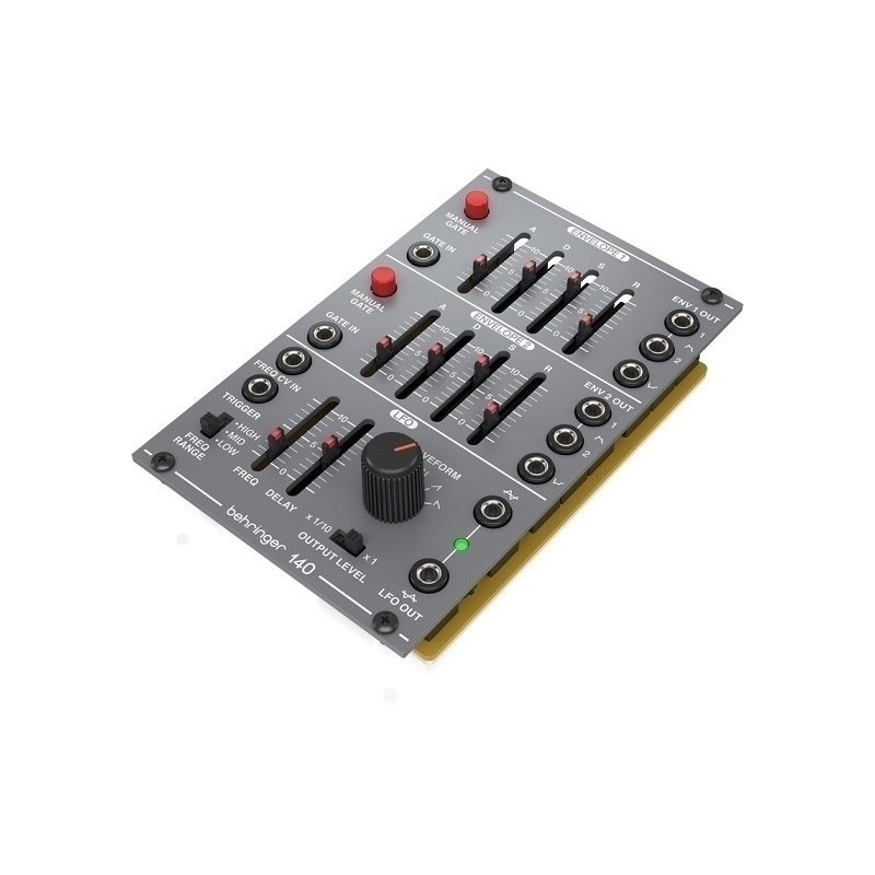 Behringer 140 DUAL ENVELOPE/LFO Moduł syntezatora modularnego Behringer 140 DUAL ENVELOPE/LFO Moduł syntezatora modularnego