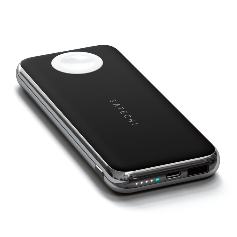 Powerbank Satechi QUATRO belaidis ryšys 10000 mAh Juodas