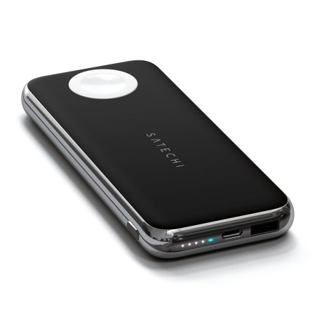 Powerbank Satechi QUATRO belaidis ryšys 10000 mAh Juodas