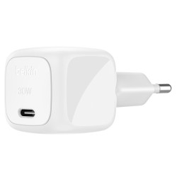 BELKIN ŁADOWARKA SIECIOWA USB-C PD 30W, MAŁA, BIAŁ