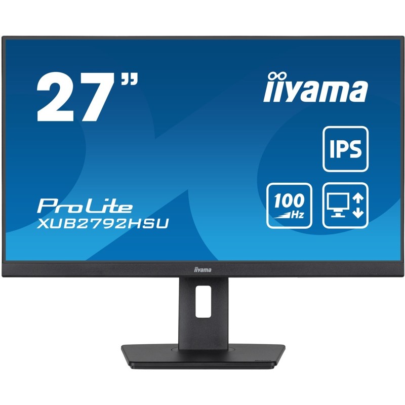 Monitor iiyama XUB2792HSU-B6 27IN FHD IPS BUSI/1920X1080 100HZ 0.4MS 250CD Monitor iiyama XUB2792HSU-B6 27IN FHD IPS BUSI/1920X1080 100HZ 0.4MS 250CD