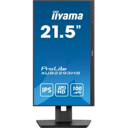 iiyama ProLite XUB2293HS-B6 monitor komputerowy 54,6 cm (21.5") 1920 x 1080 px Full HD LED Czarny