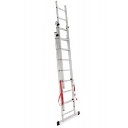 AWTOOLS drabina aluminiowa BASIC 3x8 stopni 150kg