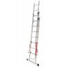 AWTOOLS drabina aluminiowa BASIC 3x8 stopni 150kg