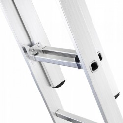 AWTOOLS Drabina aluminiowa 3x14 stopni 150kg adaptacja na schody