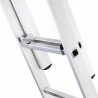 AWTOOLS Drabina aluminiowa 3x14 stopni 150kg adaptacja na schody