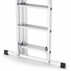 AWTOOLS Drabina aluminiowa 3x14 stopni 150kg adaptacja na schody