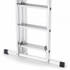 AWTOOLS Drabina aluminiowa 3x14 stopni 150kg adaptacja na schody