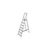 AWTOOLS Drabina aluminiowa wolnostojąca 7-stopniowa 150kg