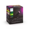 HUE LILY czarny reflektor ogrodowy LED 8W 2000-6500K 600LM RGB WCA IP65 ALUMINIUM