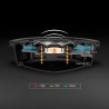 Zestaw słuchawkowy do gier HyperX Cloud Alpha czarno-czerwony, Przewodowy, 13 - 27000 Hz, Gaming, 298 g, Czerwony