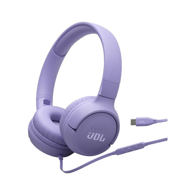 Słuchawki nauszne JBL Tune520C USB-C Purple Słuchawki nauszne JBL Tune520C USB-C Purple