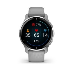 Zegarek sportowy Garmin Venu 2 Plus AMOLED 43mm Srebrny