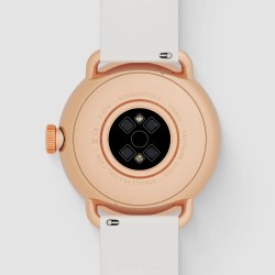 Zegarek hybrydowy Withings ScanWatch 2 - Stal nierdzewna - Hybrydowy inteligentny zegarek z paskiem - Fluoroelastomer - Rozmiar