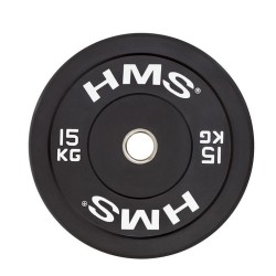 Talerz olimpijski Bumper 15 kg Czarny HMS BBR15