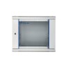 Extralink Szafa rack 9U 600x450 Szara montowana na ścianie