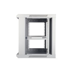 Extralink Szafa rack 9U 600x450 Szara montowana na ścianie