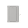 Szafa instalacyjna rack wisząca 19" 9U 540x350 szara drzwi przeszklone LANBERG (FLAT PACK)