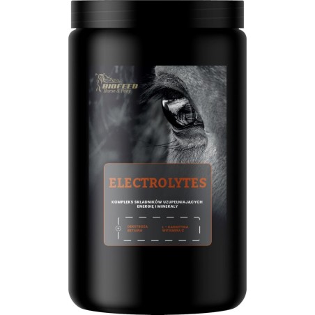 BIOFEED Horse&Pony Electrolytes - rozpuszczalne w wodzie elektrolity 900g