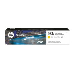 HP Oryginalny żółty wkład atramentowy 981Y PageWide o bardzo dużej pojemności
