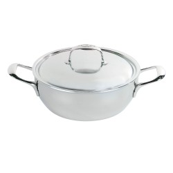 Patelnia głęboka z 2 uchwytami DEMEYERE Atlantis 7 40850-934-0 - 24 cm