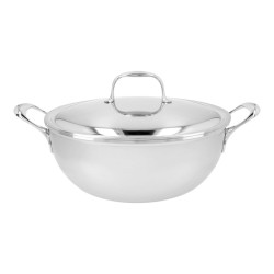 Patelnia głęboka z 2 uchwytami DEMEYERE Atlantis 7 40850-935-0 - 28 cm