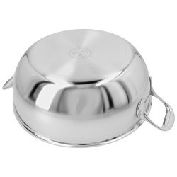 Patelnia głęboka z 2 uchwytami DEMEYERE Atlantis 7 40850-935-0 - 28 cm