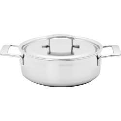 DEMEYERE INDUSTRY 5 Patelnia głęboka 2H z pokrywką 24 cm
