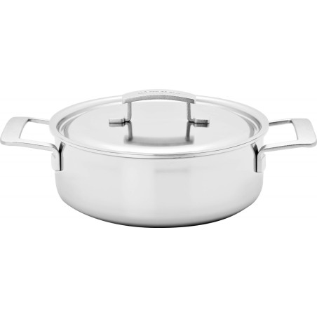 DEMEYERE INDUSTRY 5 Patelnia głęboka 2H z pokrywką 24 cm