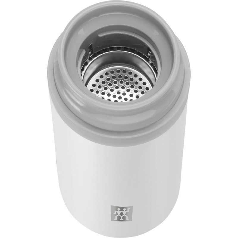 Pojemnik termiczny z zaparzaczem do herbaty i ZWILLING Thermo 39500-511-0 biały 420ml Pojemnik termiczny z zaparzaczem do herbaty i ZWILLING Thermo 39500-511-0 biały 420ml