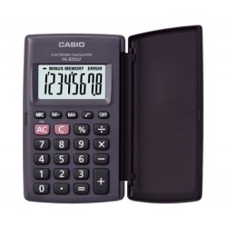 Casio Kalkulator kieszonkowy HL-820LV-B BK, 8-cyfrowy, 127x104mm, czarny, box