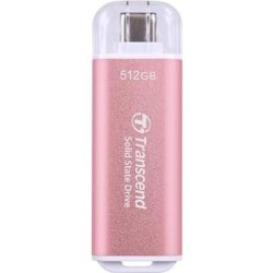 Transcend ESD300 512 GB USB Type-C 3.2 Gen 2 (3.1 Gen 2) Różowy