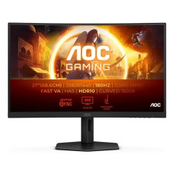 AOC G4 CQ27G4X monitor komputerowy 68,6 cm (27") 2560 x 1440 px Quad HD LCD Czarny