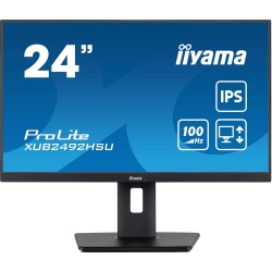 iiyama XUB2492HSU-B6 monitor komputerowy 60,5 cm (23.8") 1920 x 1080 px Full HD LED Czarny